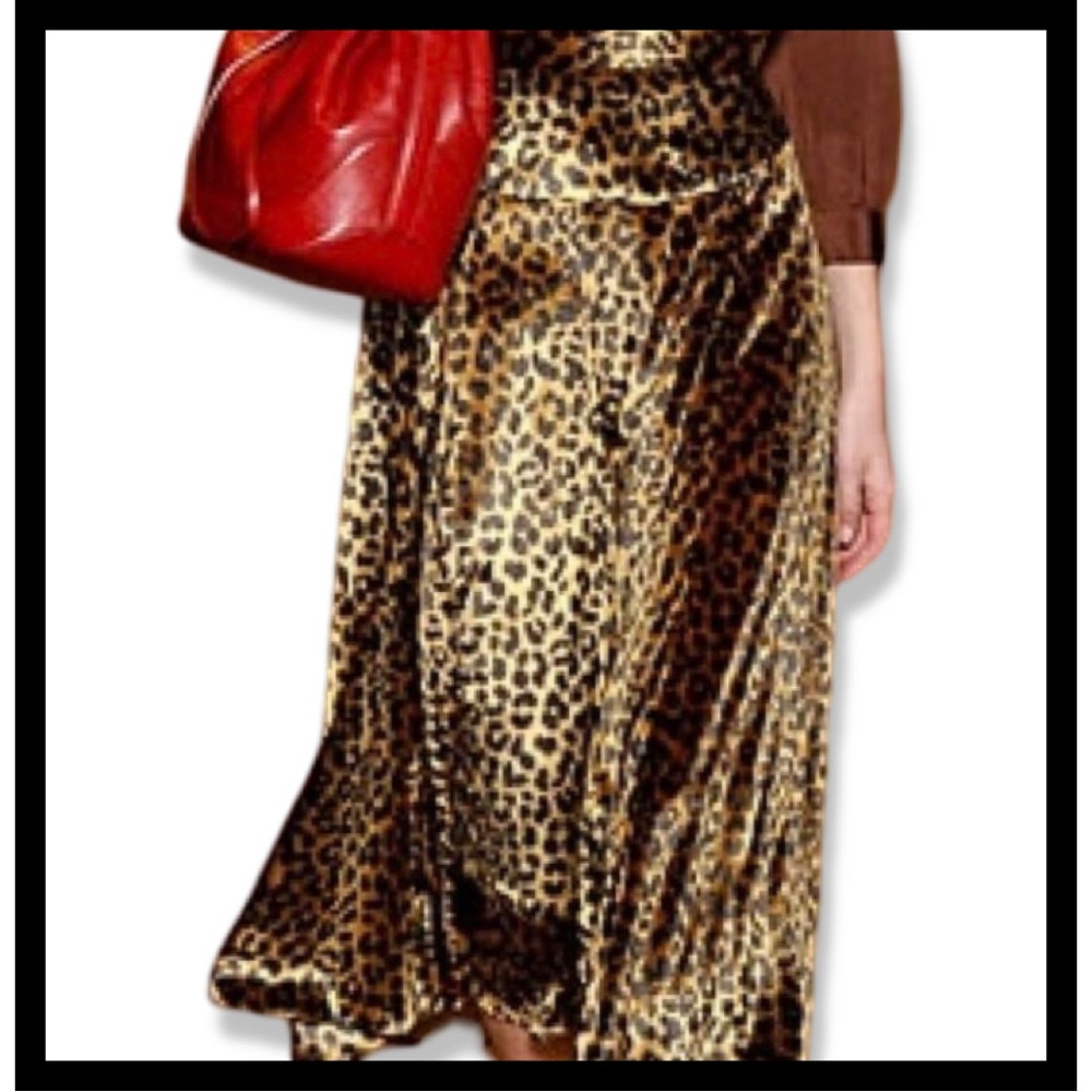 Marc Jacobs leopard print midi skirt - Picture 2 of 13